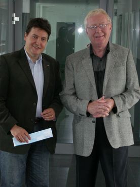Prof. Aldo R. Boccacini und Prof. Larry L. Hench