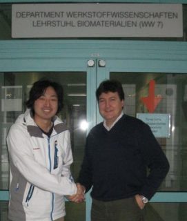 Yu Nagao und Prof. Boccacini