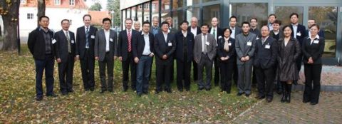 Gruppenbild von der "Multifunctional Biomaterials and Polymer-based Controlled Drug Release Systems" Tagung