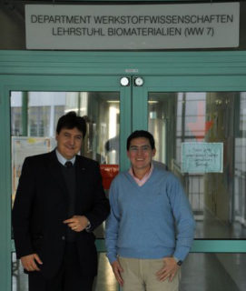 Towards entry "Dr. Alejandro Gorustovich (CONICET, Argentina) visits the Institute of Biomaterial"