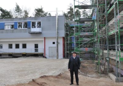 Towards entry "Topping-out ceremony of our new building"