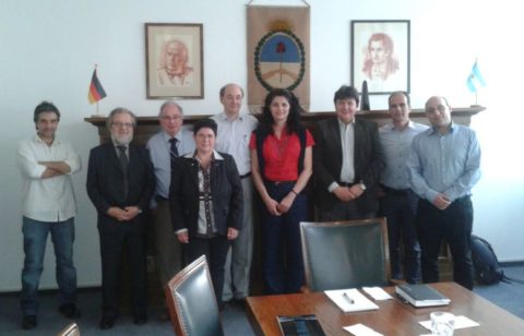 Prof. Boccaccini beim Treffen des RCAA mit den anderen Teilnehmern