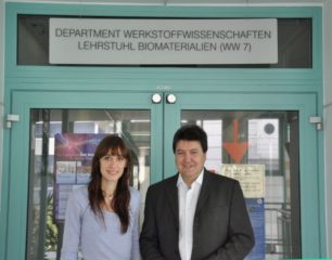 Prof. Boccaccini mit Prof. Mourino