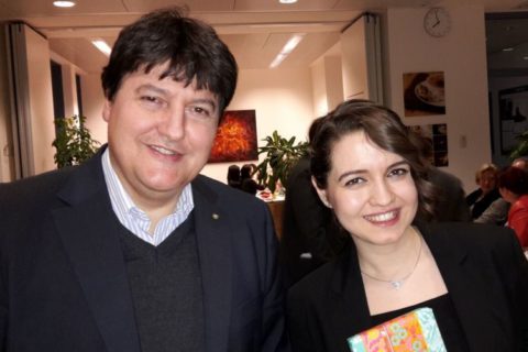 Prof. Boccaccini und Merve Demir