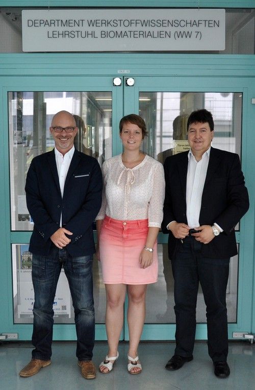 PD Dr. Bernd Rolauffs, Katja Obri und Prof. Boccaccini