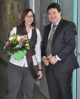 Frau Dr. Sigrid Seuß mit Prof. Aldo R. Boccaccini