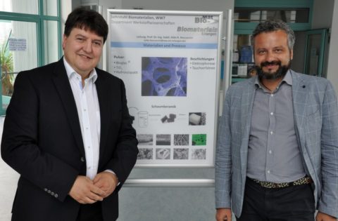 Towards entry "Prof. Gianluca Ciardelli visits the Institute of Biomaterials"