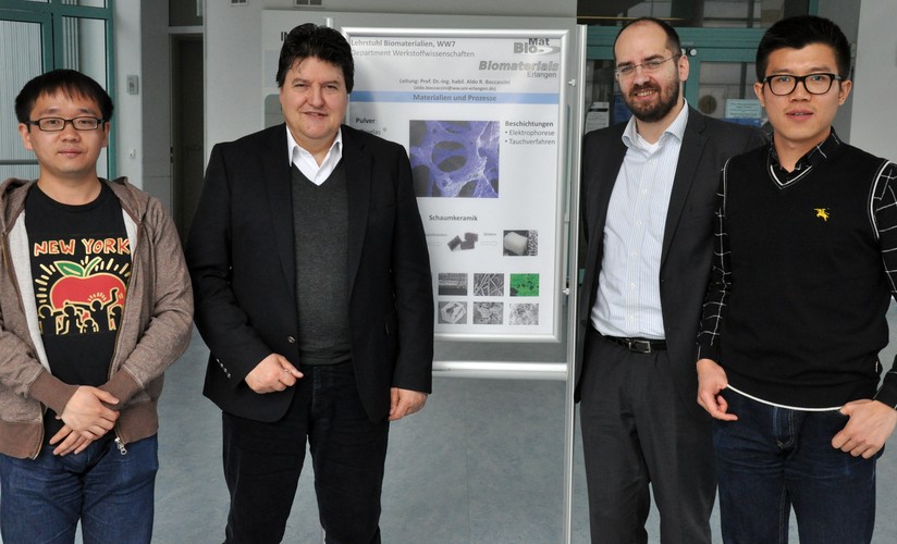 Towards entry "Darmstadt-Erlangen collaboration on bioactive glasses: DFG project meeting in Erlangen"