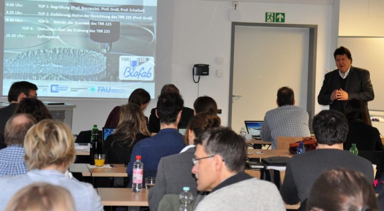 Kick-off meeting of the Collaborative Research Centre: “From the fundamentals of biofabrication to functional tissue models”