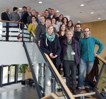 Gruppenbild vom Fortschrittstreffen des EU Projekts RESLAG in Grenoble, Frankreich