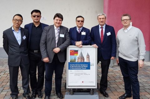 Towards entry "Prof. Boccaccini, invited speaker at 2nd Sino-German Symposium on Reconstruction and Repair of Musculoskeletal Tissues"