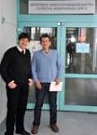 Prof. Boccaccini mit Dr. Hideyuki Negishi, der unser Institut besuchte