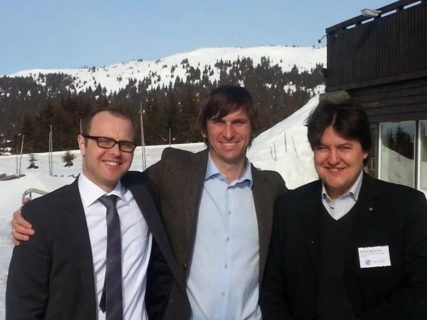 Dr. L.-C. Gerhardt, Prof. H. J. Haugen und Prof. Boccaccini in Norwegen