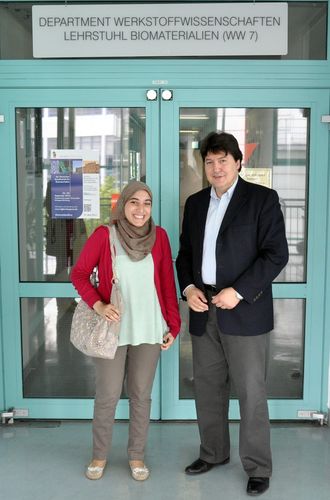 Marwa Talal zu Besuch an unserem Lehrstuhl