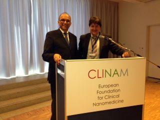 Prof. Alexiou und Prof. Boccaccini auf der European CLINAM in der Schweiz