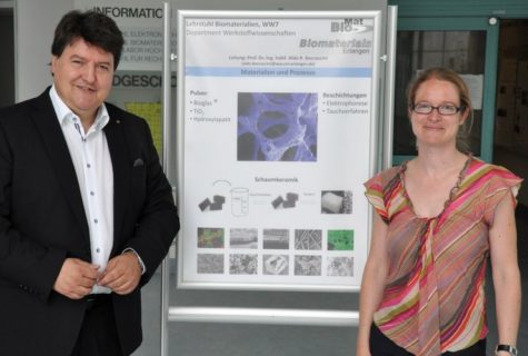 Towards entry "Prof. Dr. Christine Selhuber-Unkel besucht den Lehrstuhl Biomaterialien"