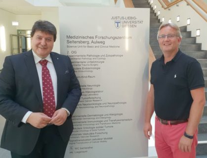 Professor Boccaccini zusammen mit Professor Heiss