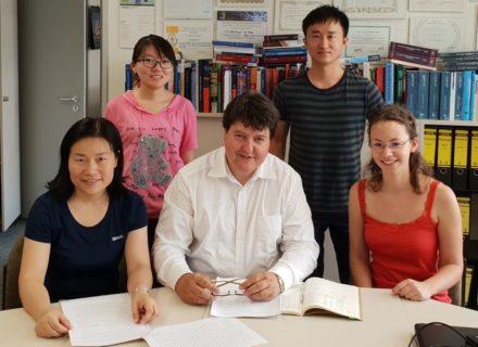 Prof. Boccaccini und Besuch aus China