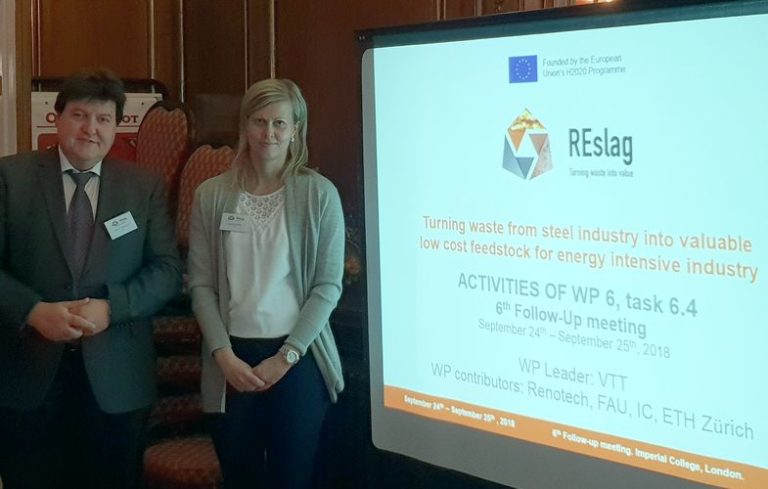 EU-Projekt RESLAG Progressmeeting in London, UK