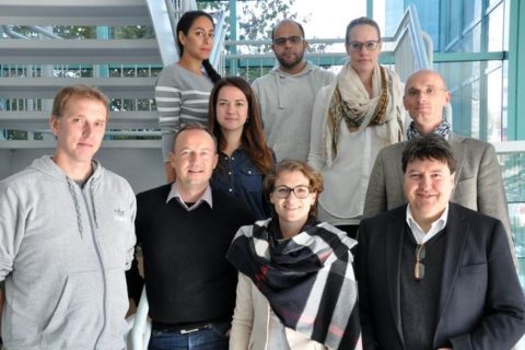 Dr. Matthias Schulte, Samira Tansaz, Valentina Miguez Pacheco, Dr. Rainer Detsch, PD Dr. Leila Harhaus, Dr. Ahmad Eweida, Gina Mackert, Prof. Dr. Ulrich Kneser, Prof. Dr. Aldo R. Boccaccini.