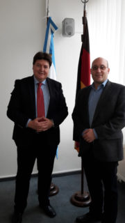 Prof. Aldo R. Boccaccini mit Dr. Flavio Soldera