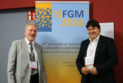 Towards entry "Prof. Boccaccini: Plenary Speaker at 14th Int. Symposium on Functionally Graded Materials in Bayreuth"