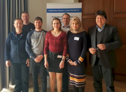 v.l.n.r.: Dr. Detsch, Prof. Schubert, Jonas Hazur, Susanne Heid, Prof. Engel, Emine Karakaya, Prof. Boccaccini