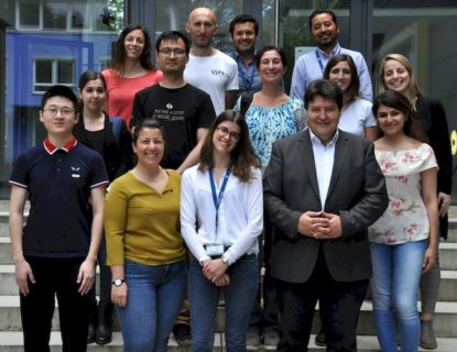 Prof. Boccaccini zusammen mit den Gästen am Lehrstuhl für das Sommersemester 2019.