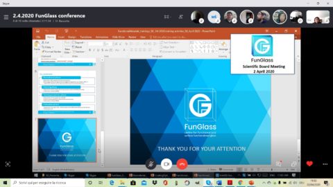 Towards entry "Scientific Board meeting of FunGlass Centre held remotely"