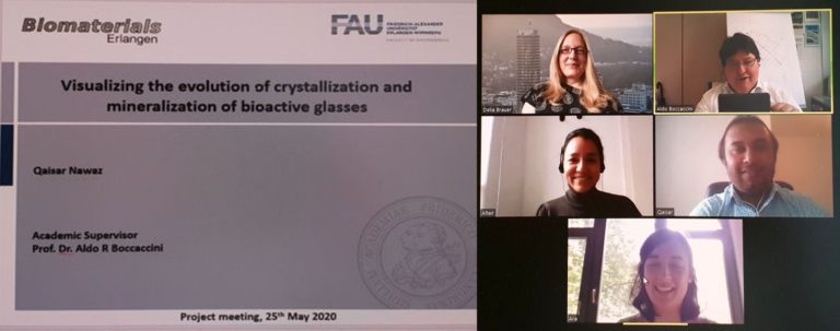 Halle-Jena-Erlangen collaboration on bioactive glass-ceramics: Remote DFG project meeting