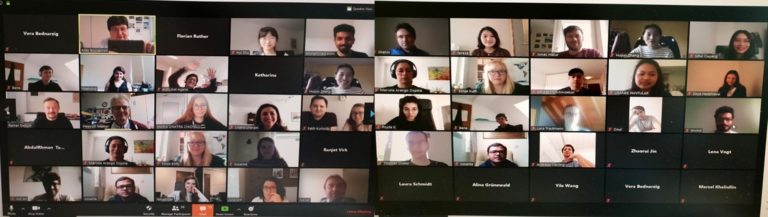 First Institute’s virtual meeting in Summer Term 2020