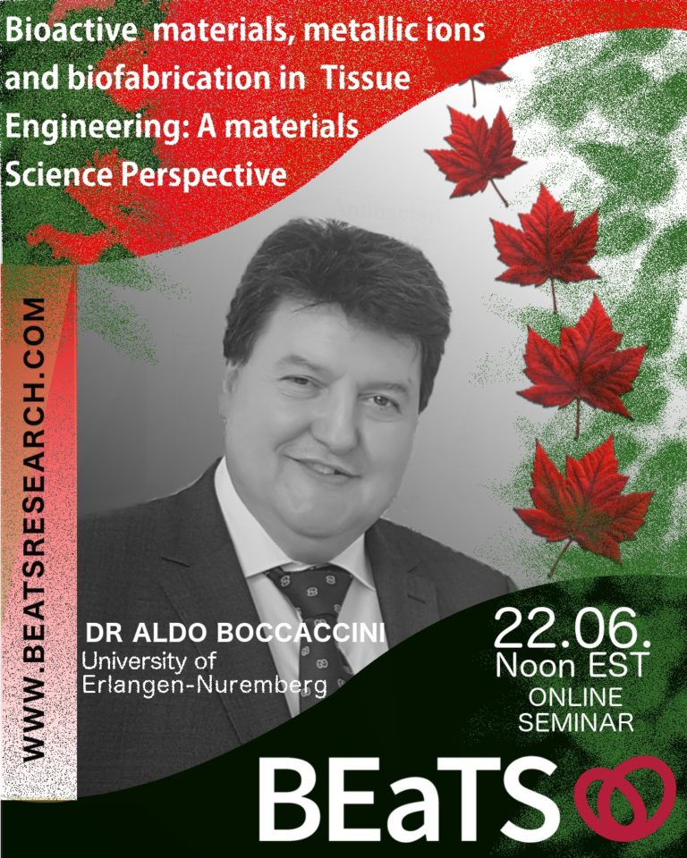 Prof. Boccaccini presented invited lecture at BioEngineering and Therapeutic Solutions (BEaTS) Seminar series, Ottawa Heart Institute, Canada