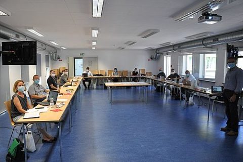 Towards entry "Board meeting of the Collaborative Research Centre TRR/SFB 225 in Erlangen"