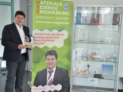Towards entry "Prof. Boccaccini celebrates 30 years as member of the German Materials Society (DGM)"