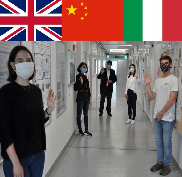 International visitors at the Institute of Biomaterials