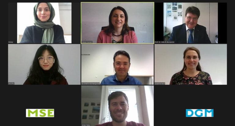 Strong participation of our Institute at MSE2020 (DGM) Conference