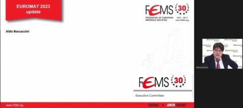 Towards entry "Prof. Boccaccini attends Executive Committee meeting of the Federation of European Materials Societies"
