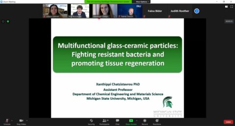 Towards entry "Prof. Xanthippi Chatzistavrou, Michigan State University, presents an invited seminar in our Institute"