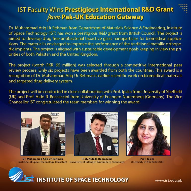Our Institute will be an international partner in prestigious international R&D project funded by the British Council