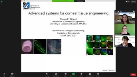 Towards entry "Prof. Chiara E. Ghezzi (University of Massachusetts Lowell, USA): invited speaker at Institute of Biomaterials"