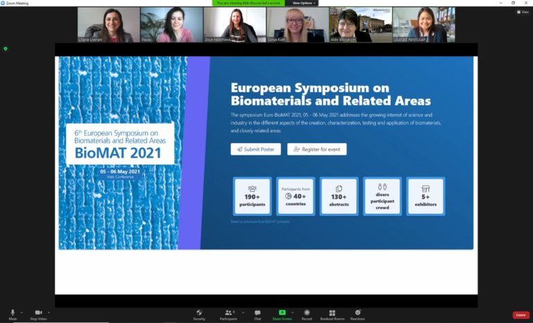 Our participation at BioMAT 2021 conference