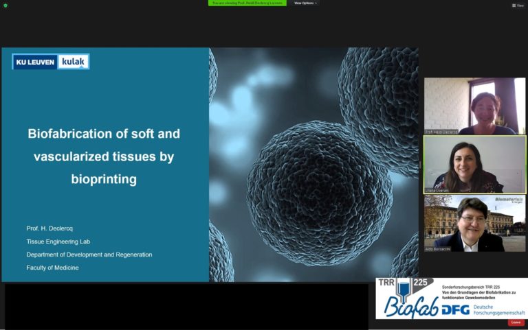 Prof. Heidi Declercq (KU Leuven, Belgium) delivers seminar on biofabrication of vascularized tissue