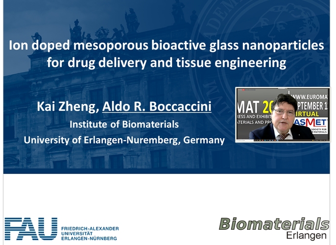 1st slide of Euromat 2021 talk Boccaccini