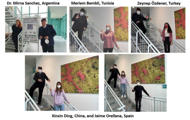 Several visitors said good bye!