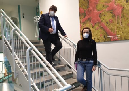 Towards entry "Dr. Agnieszka Piegat, West Pomeranian University of Technology, Szczecin, Poland, visits the Institute of Biomaterials"