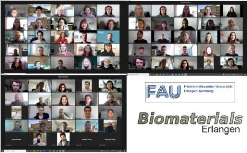 Towards entry "First (online) meeting of the Institute of Biomaterials in Summer Term 2022"