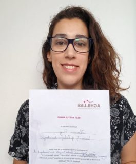 Towards entry "Florencia Diaz wins “Best Poster” award at Final ACHILLES Conference in Portugal"