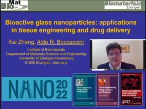Prof. Boccaccini introducing his talk about bioactive glass
