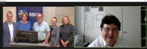 Prof. Boccaccini and members of the BBCE steering committee on a zoom meeting.