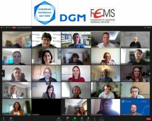 Screenshot of the online meeting with all the participans.